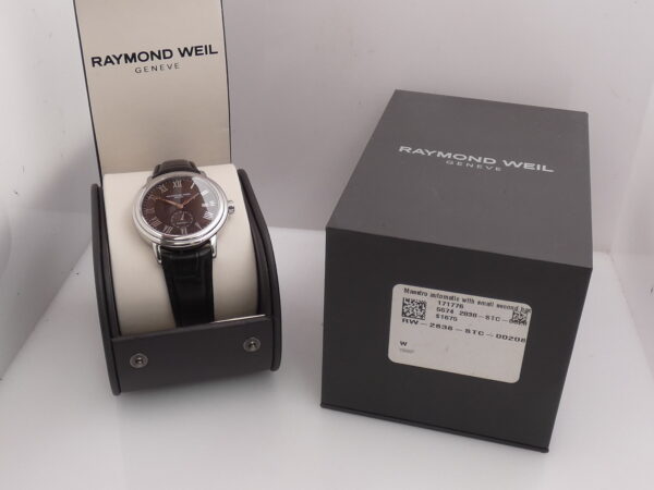 Raymond Weil Maestro 2838 TOP CONDITION WITH BOX Black Dial Automatico Acciaio