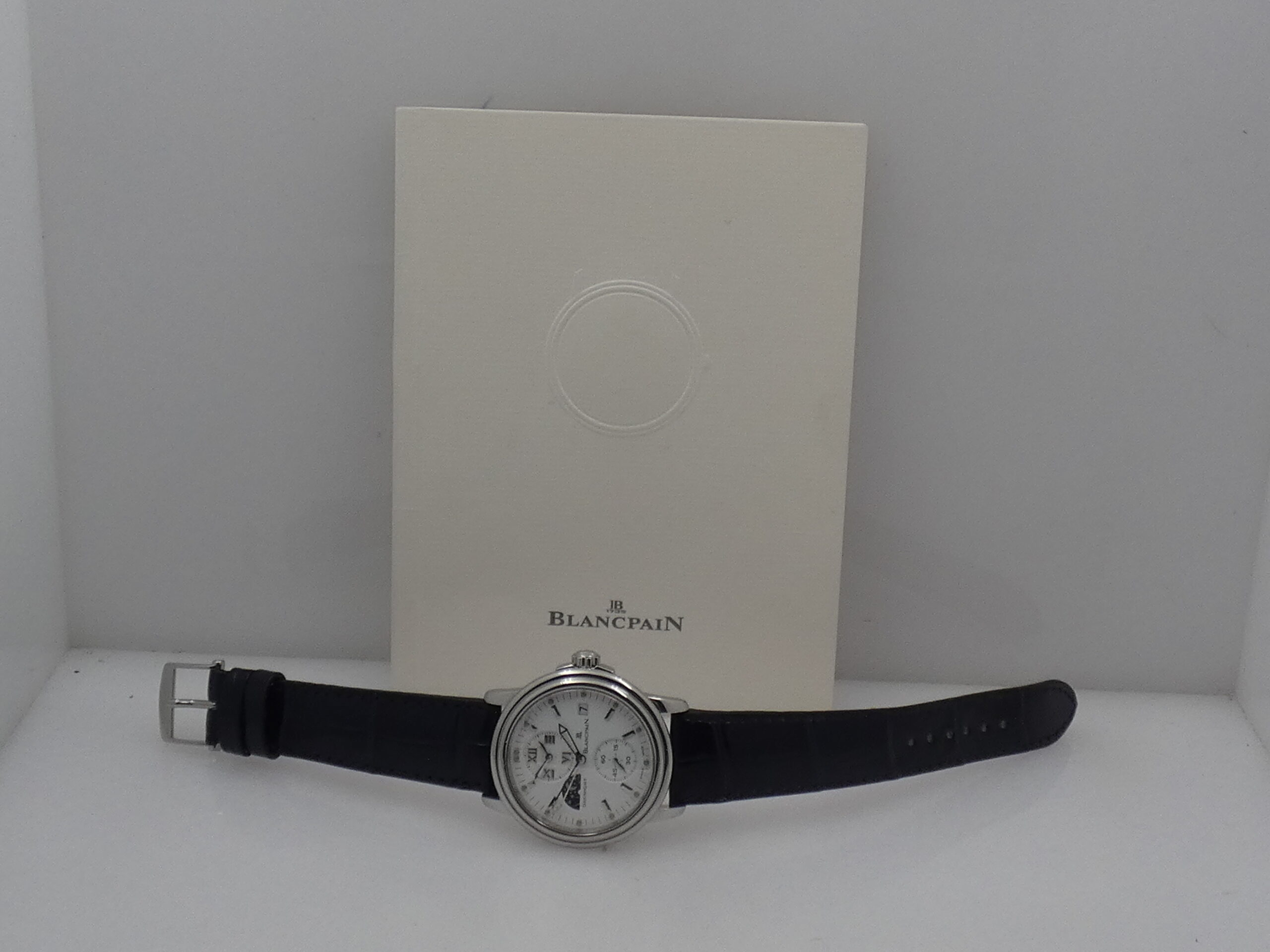 Blancpain Léman Double Time Zone 2160 Day/Night GMT WITH PAPERS Anno 2006 Automatico Acciaio - immagine 11