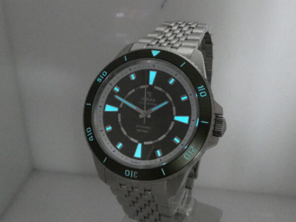 Yema Sous Marine VERDE LIKE NEW BOX&PAPERS Marzo 2024 Automatico Acciaio Braccialato YSMA23Z-ZMS