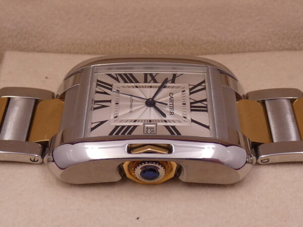 Cartier Tank Anglaise BOX&PAPERS Automatico Acciaio & Oro 18Kt TOP CONDITION Anno 2016 W5310047-3511