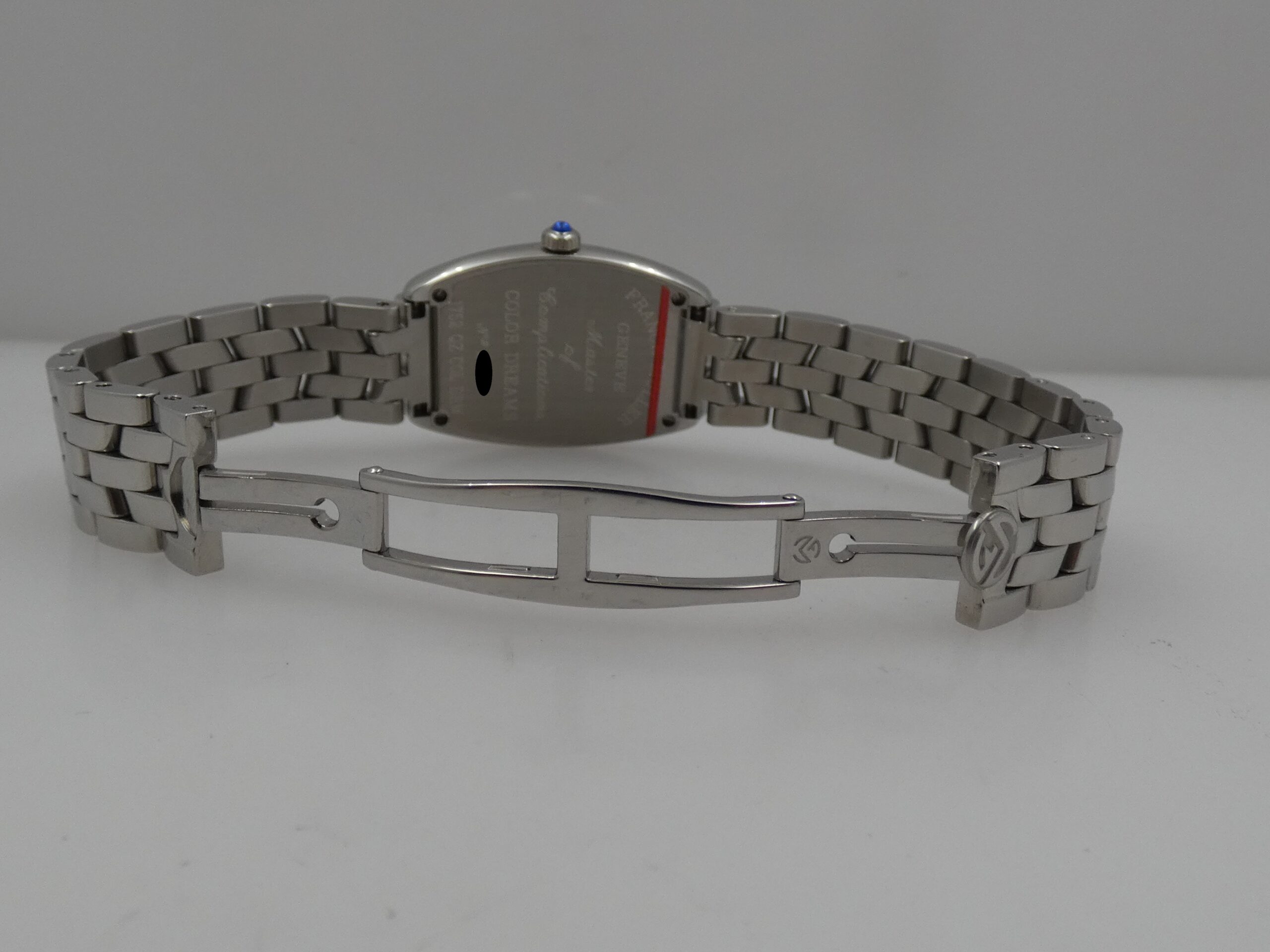 Franck Muller Color Dreams Curvex Lady 1752 QZ Black Dial With BOX TOP CONDITION Acciaio Braccialato - immagine 13