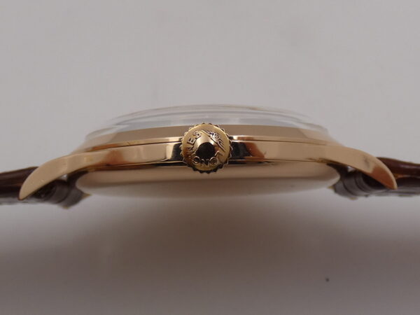 Longines Calatrava 7016 35mm ORO ROSA 18Kt ANNO 1963 TOP CONDITION Carica Manaule Vintage