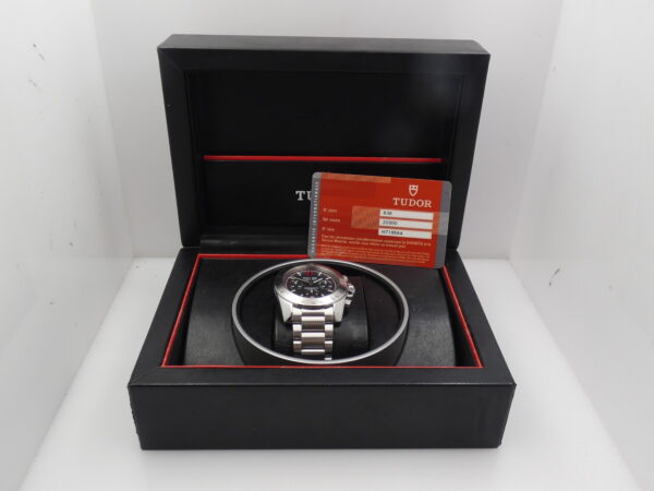Cronografo Tudor Sport 20300 BOX&PAPERS Automatico ANNO 2008 Black Dial Braccialato Acciaio