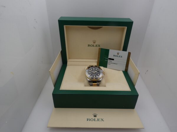 Rolex Sea-Dweller 126603 43mm Oro 18Kt & Acciaio BOX&PAPERS ITALIA Anno 2019 Chromalight Automatico Black Ceramic Bezel