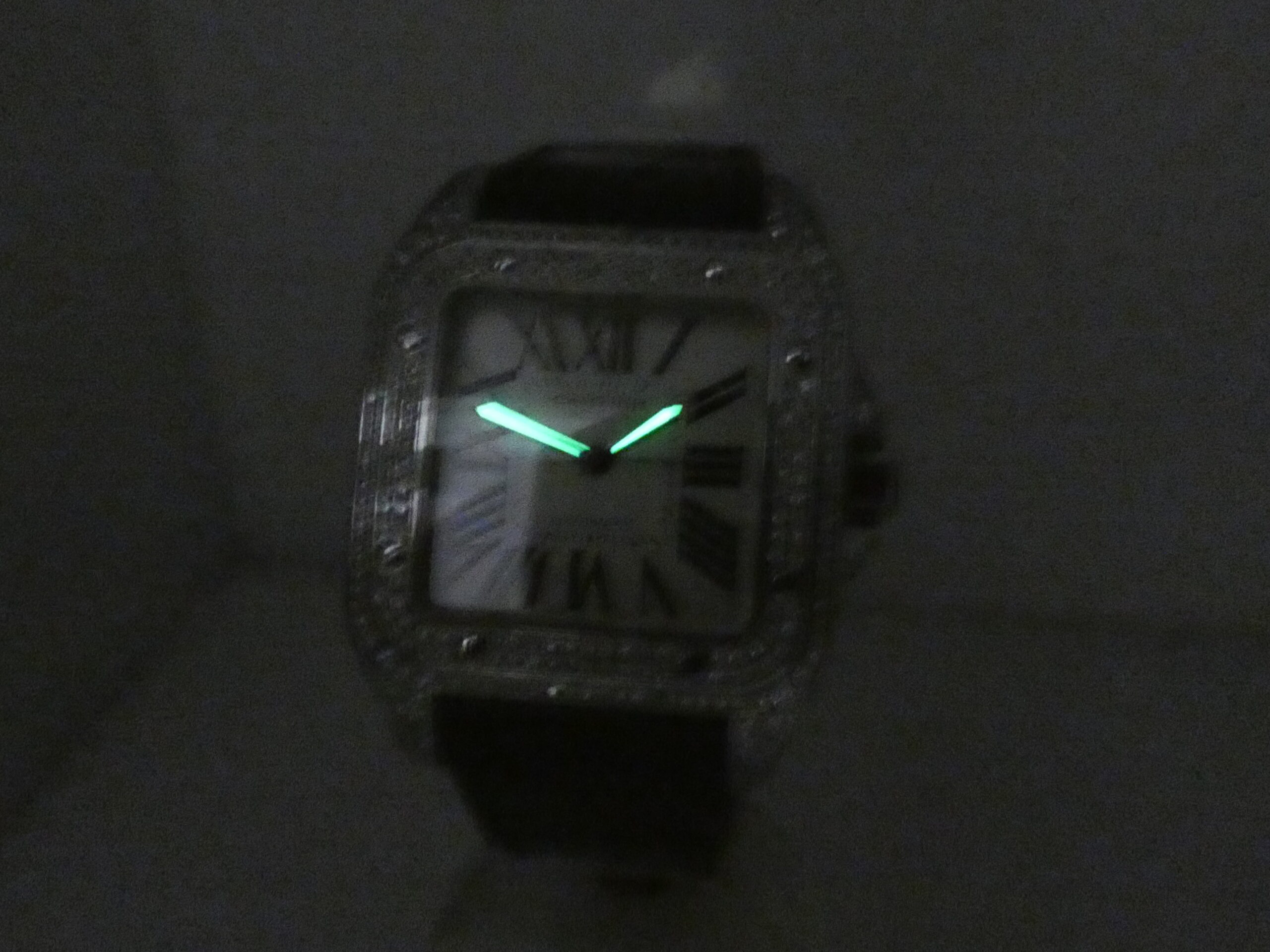 Cartier Santos 100 XL 2656 Diamonds Bezel & Lugs Automatico W20073X8 Anni '2000s Acciaio - immagine 11