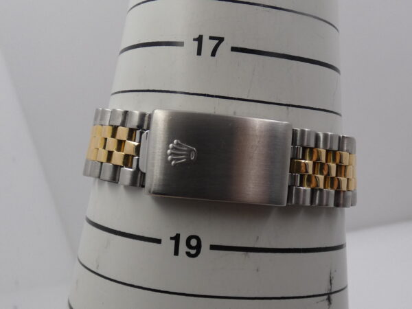 Rolex Datejust 36 16233 Ivory Rome 18Kt Oro & Acciaio Diamonds Bezel Anno 1990 Automatico Bracciale Jubilee