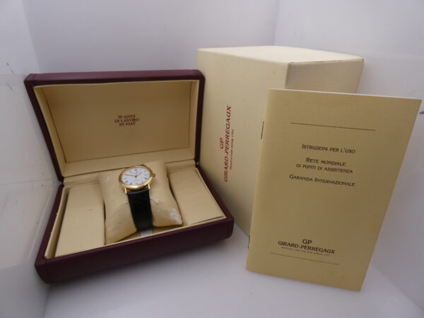 Girard Perregaux 30 Anni in Fiat 47990 Oro Massiccio 18Kt BOX&PAPERS Anno 2010 Automatico