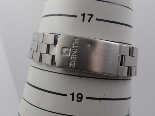 Zenith Surf Automatic ANNI '70s Oversize Tapissè Blue Dial 01-0030-380 Acciaio Braccialato Vintage