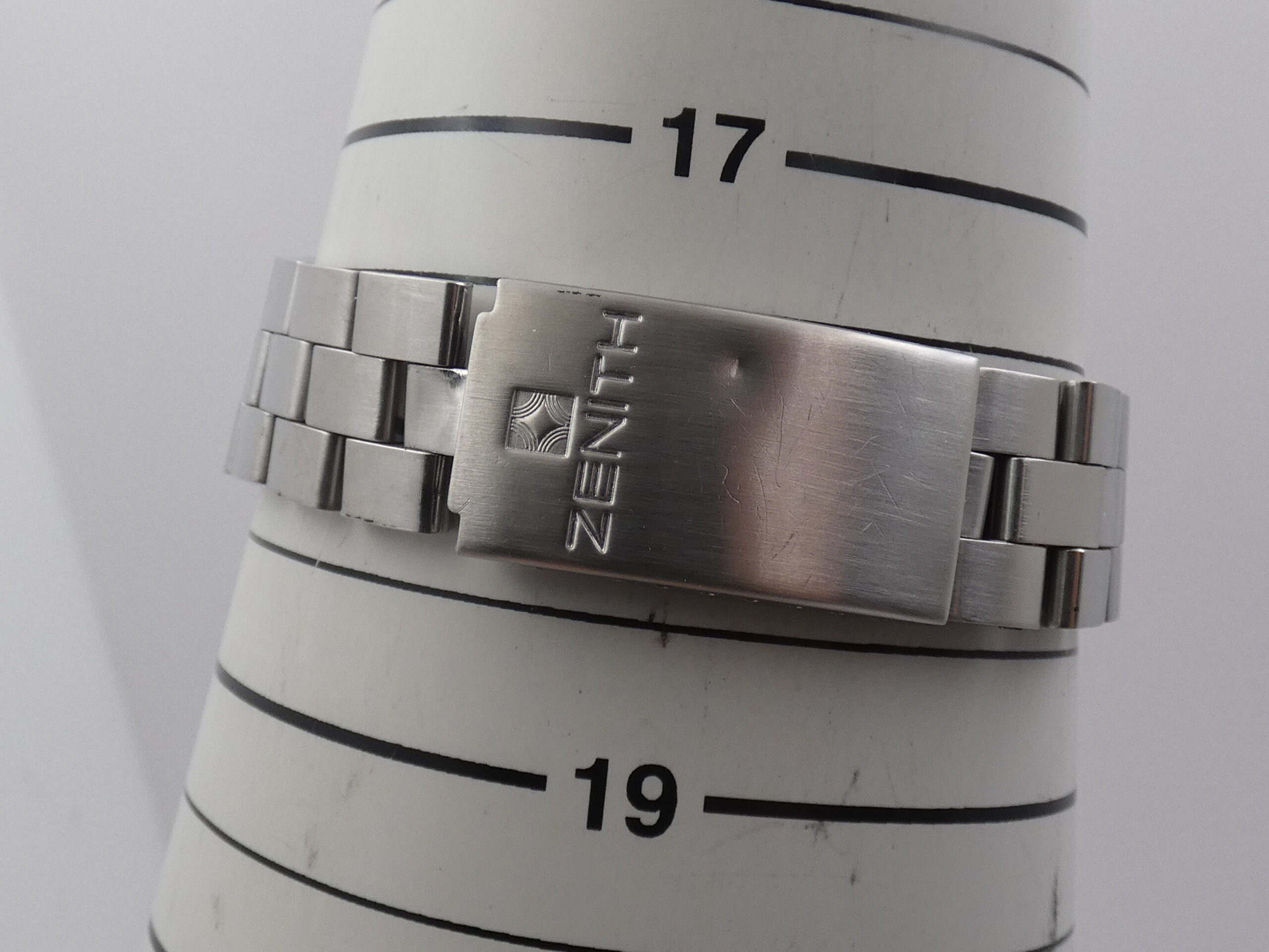 Zenith Surf Automatic ANNI '70s Oversize Tapissè Blue Dial 01-0030-380 Acciaio Braccialato Vintage - immagine 12