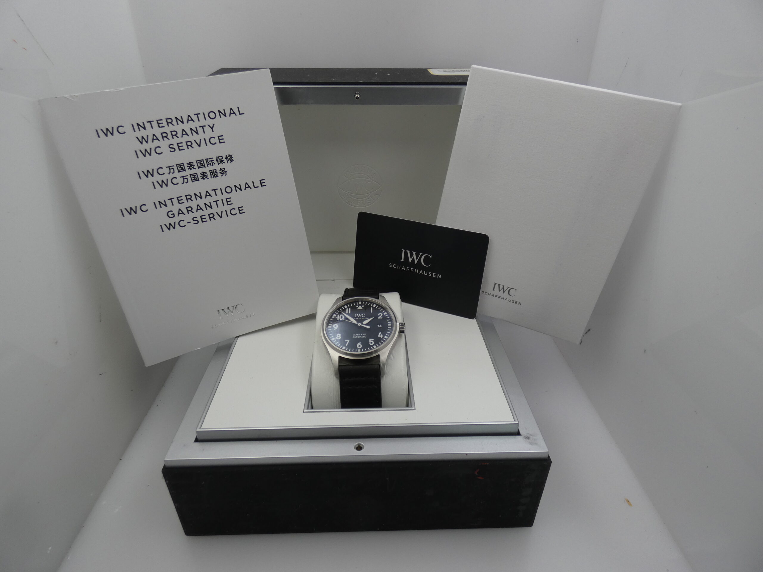 IWC Pilot Mark XVIII IW3270 TOP CONDITION BOX&PAPERS Anno 2019 Automatico Acciaio - immagine 12