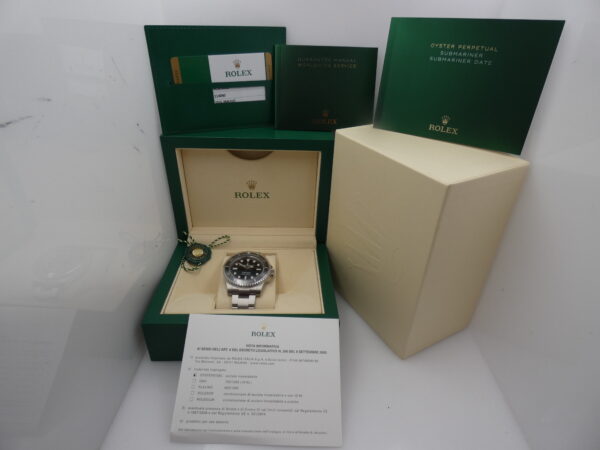 Rolex Submariner No Date 114060 NEW OLD STOCK Full Stickered Chromalight BOX&PAPERS ITALIA 2018 Black Ceramic Bezel Automatico Acciaio