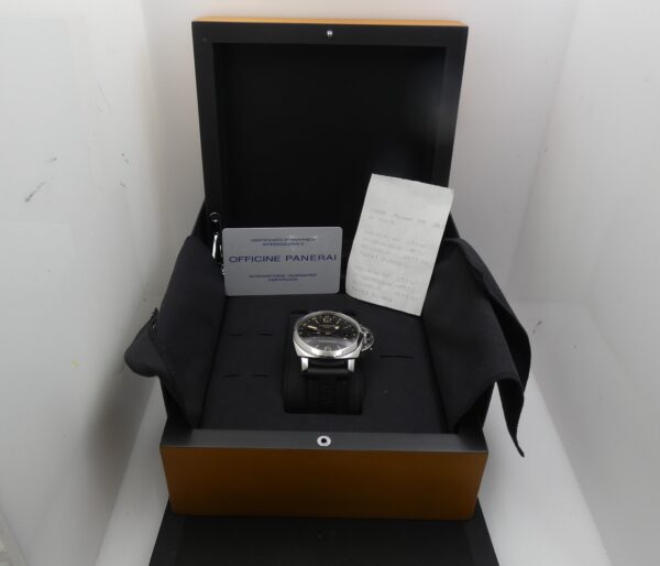 Panerai Luminor 1950 3 Days GMT Automatico PAM00531 BOX&PAPERS TOP CONDITION Anno 2017 Limited Edition 1500pz nel MONDO Acciaio