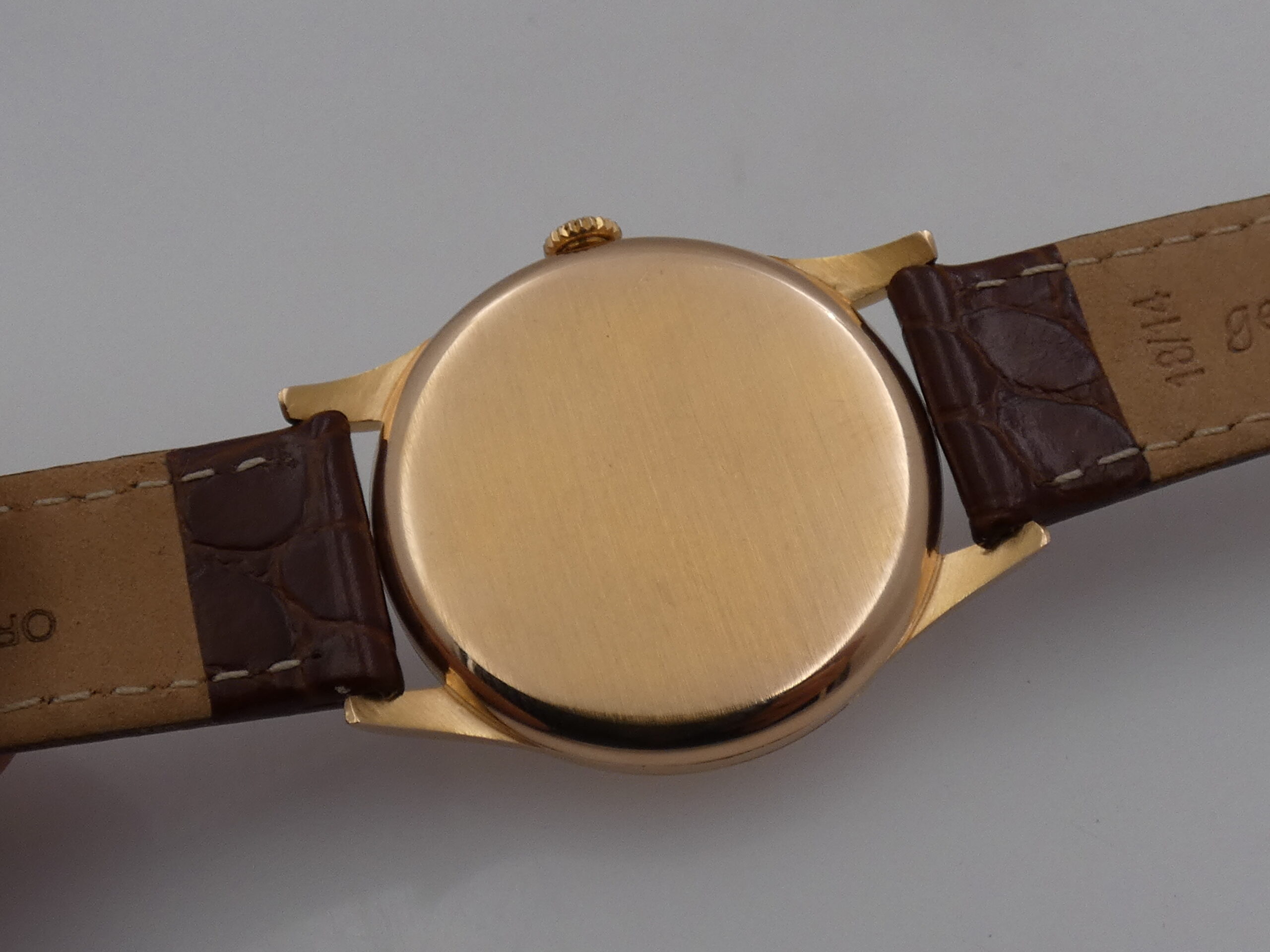 Longines Calatrava 7016 35mm ORO ROSA 18Kt ANNO 1963 TOP CONDITION Carica Manaule Vintage - immagine 13