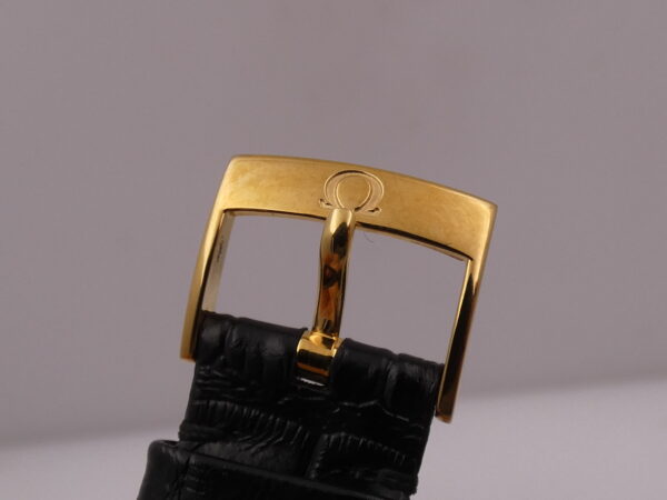 Omega De Ville Prestige Ultra Raro Jumping Hour 4653.31.00 Oro 18Kt BOX&PAPERS TOP CONDITION Anno 2002 Automatico