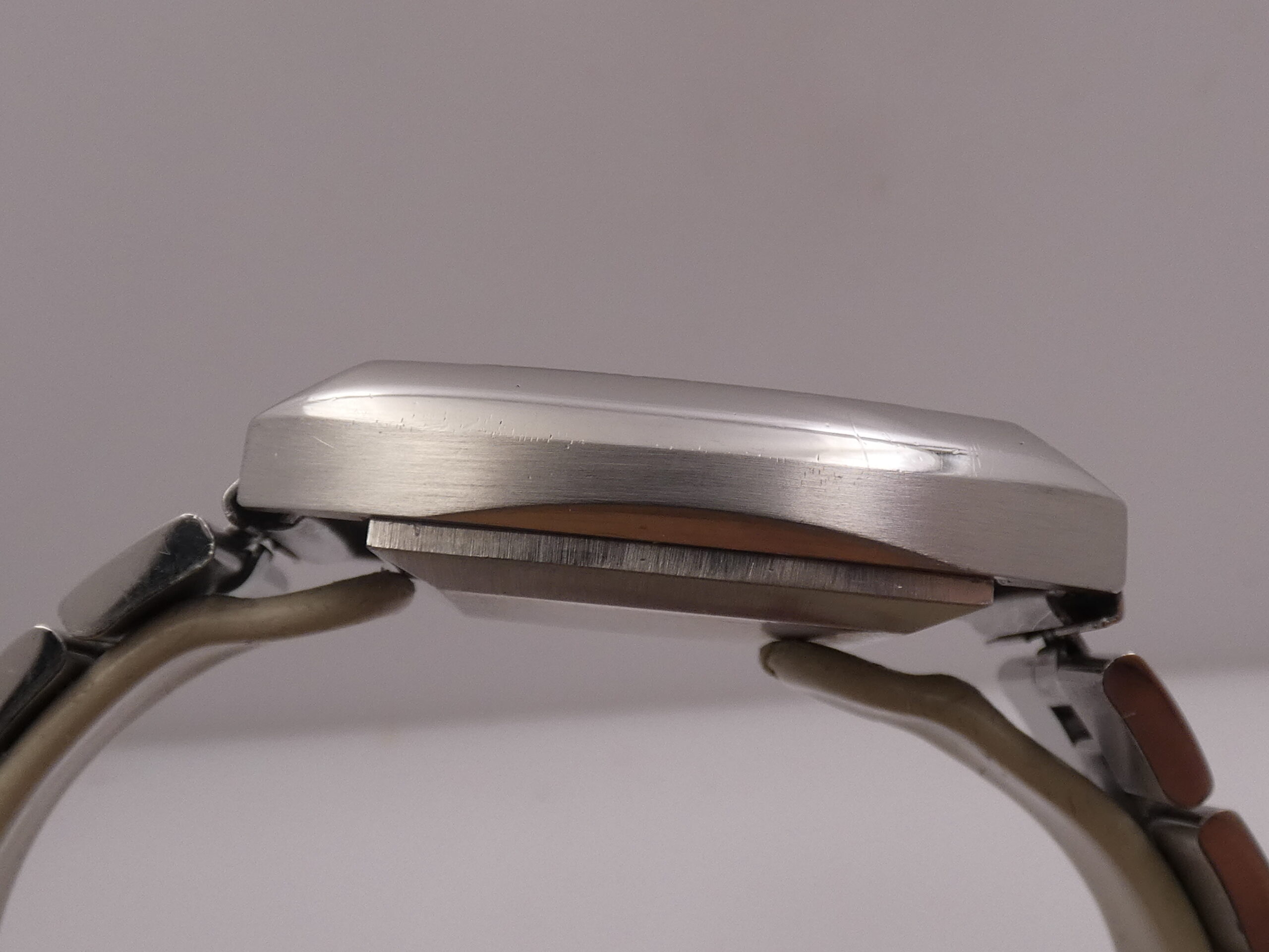 Zenith Surf Automatic ANNI '70s Oversize Tapissè Blue Dial 01-0030-380 Acciaio Braccialato Vintage - immagine 13