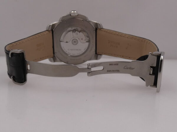 Cartier Calibre de Cartier 3389 CHOCOLATE DIAL Ghiera Oro Rosa 18Kt BOX&PAPERS ITALIA Anno 2013 Automatico W7100051