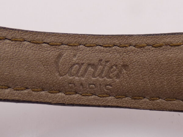 Cartier Must Gold Mantel Tank Vermeil Lady 590004 N.O.S. BOX&PAPERS Silver 925 18Kt G.F. ANNI '90