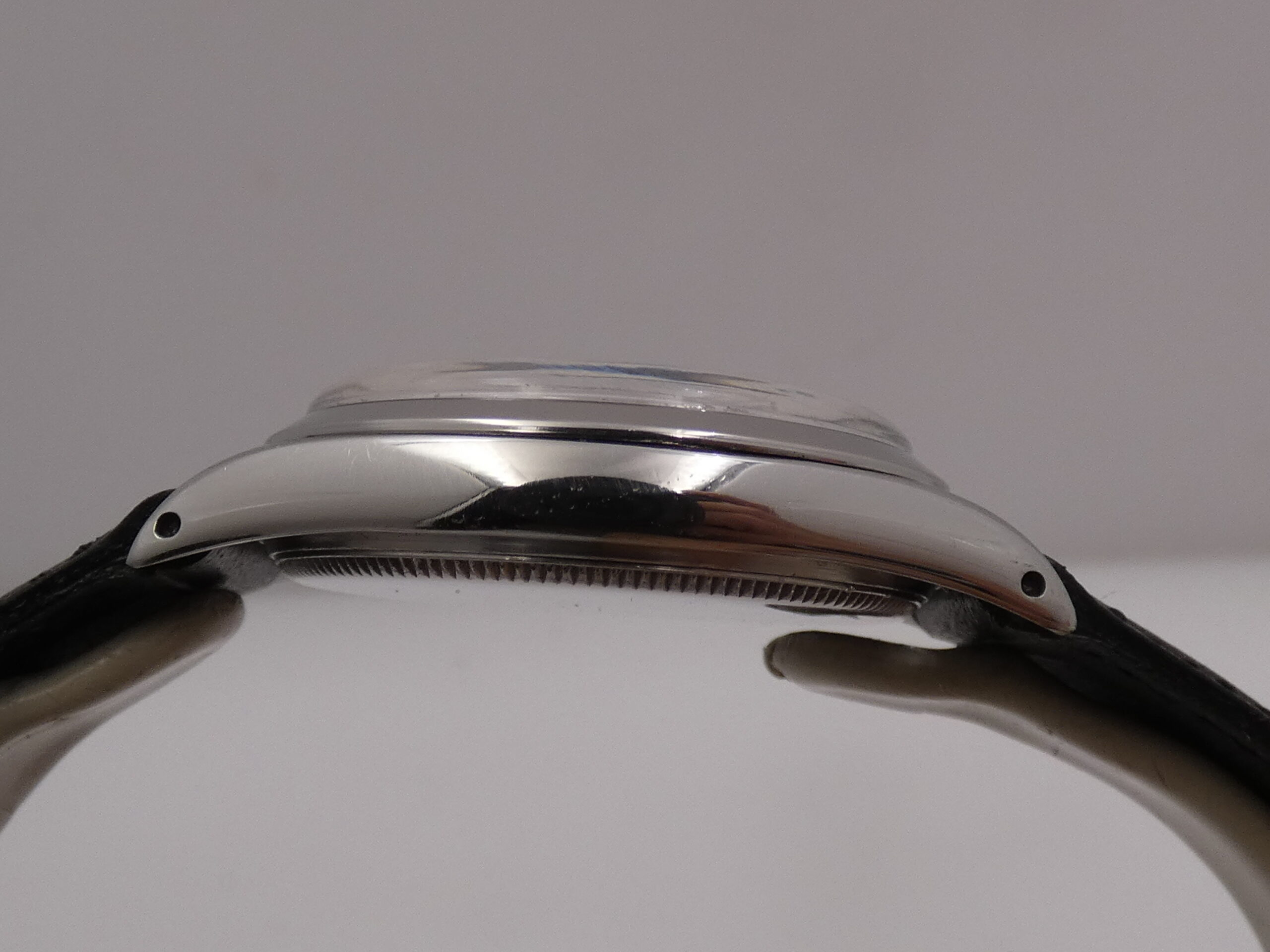 Rolex Oyster Royal Precision 6444 Mid-Size FROM 1957 Black Dial Carica Manuale Acciaio Vintage - immagine 13