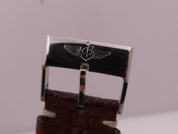 Cronografo Breitling Montbrillant Flyback Special Edition 100 Ans D'Aviation A35330 BOX&PAPERS Automatico TOP CONDITION Anno 2003 Acciaio Chronometre Certifie