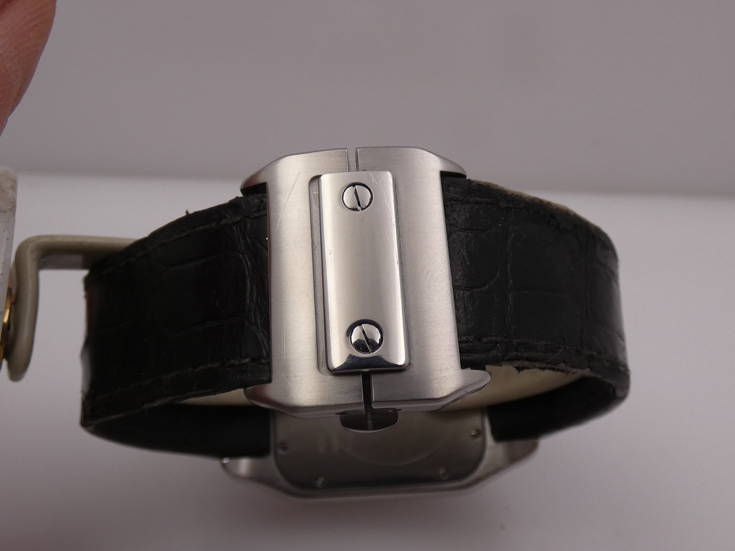 Cartier Santos 100 XL 2656 Diamonds Bezel & Lugs Automatico W20073X8 Anni '2000s Acciaio - immagine 13