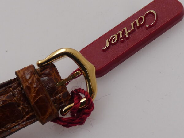 Cartier Must Gold Mantel Tank Vermeil Lady 590004 N.O.S. BOX&PAPERS Silver 925 18Kt G.F. ANNI '90