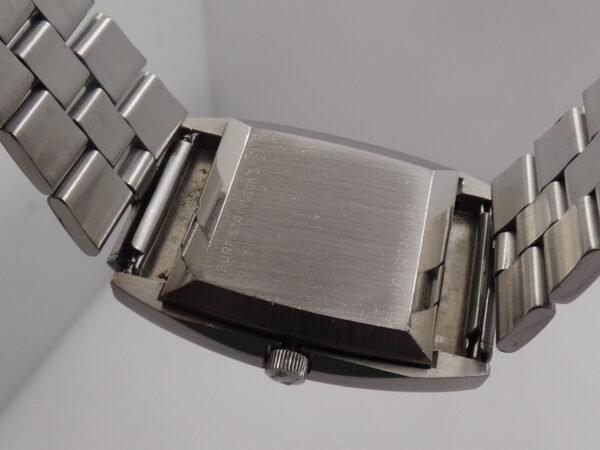 Zenith Surf Automatic ANNI '70s Oversize Tapissè Blue Dial 01-0030-380 Acciaio Braccialato Vintage