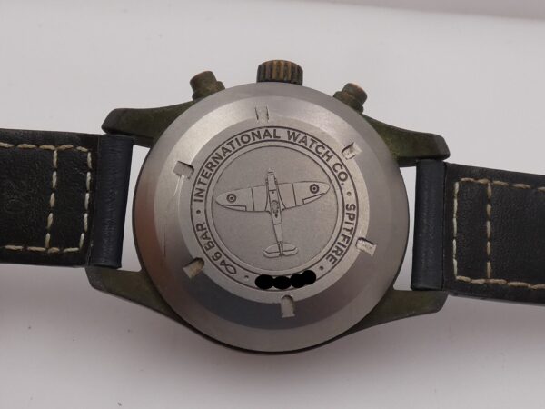 Cronografo IWC Pilot Spitfire Day-Date GREEN DIAL Bronze BOX&PAPERS Anno 2020 Automatico IW3879