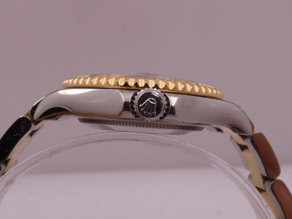 Rolex Yacht-Master 168623 Oro 18Kt & Acciaio TOP CONDITION Automatico ANNO 2002 Blue Dial Bracciale Oyster