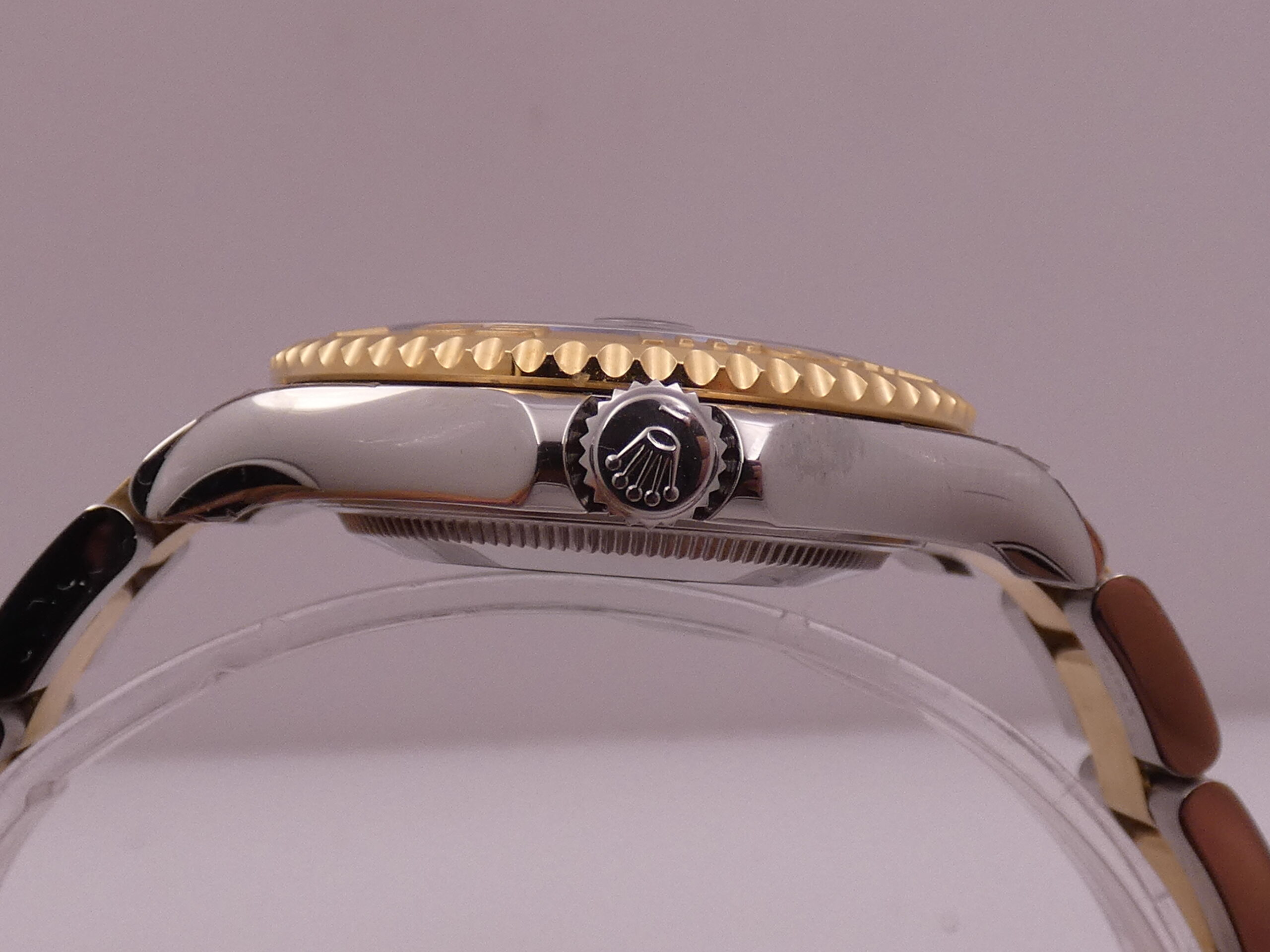 Rolex Yacht-Master 168623 Oro 18Kt & Acciaio TOP CONDITION Automatico ANNO 2002 Blue Dial Bracciale Oyster - immagine 15