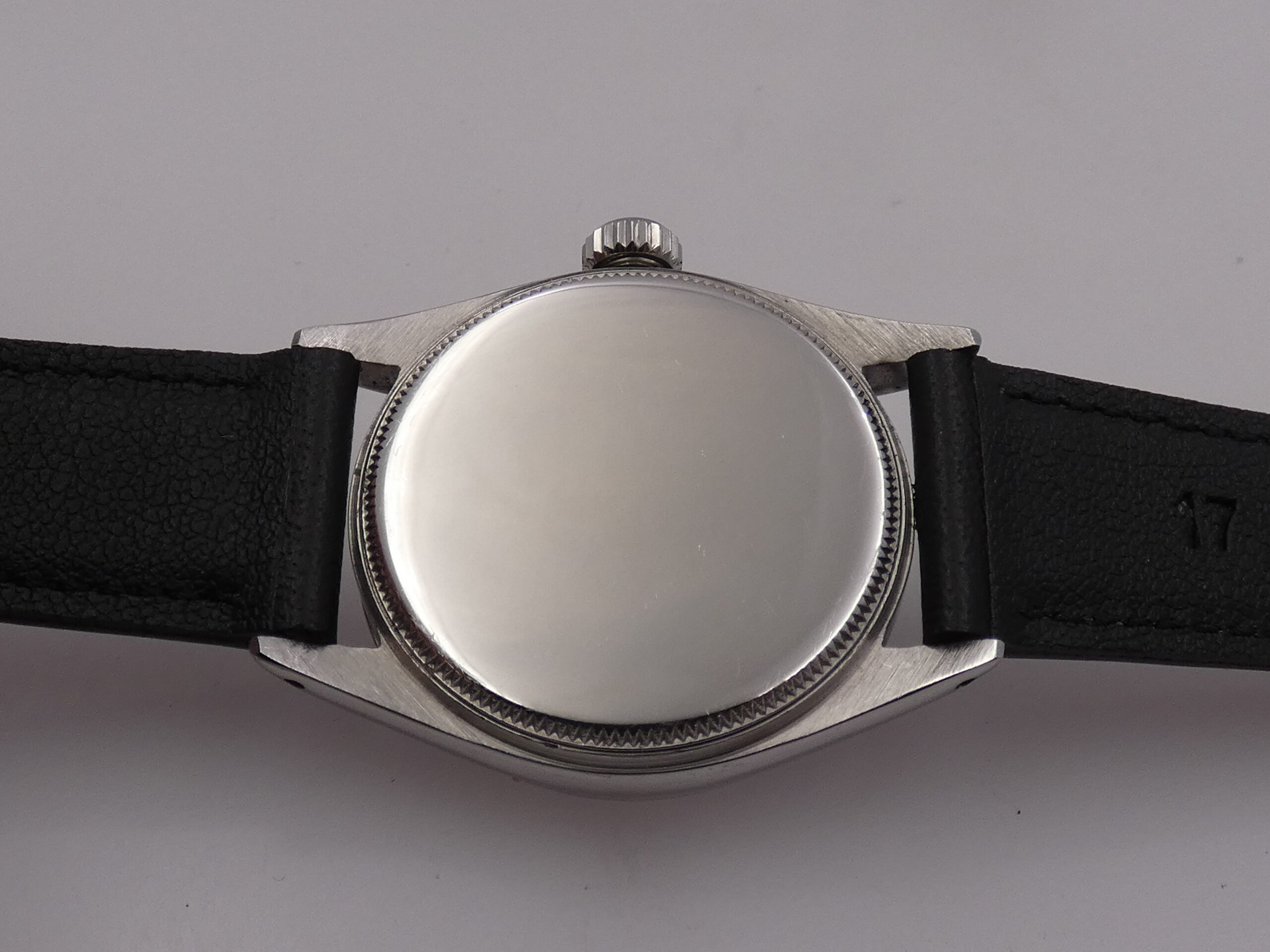 Rolex Oyster Royal Precision 6444 Mid-Size FROM 1957 Black Dial Carica Manuale Acciaio Vintage - immagine 15