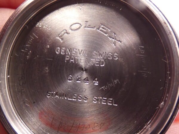 Rolex Oyster Shock-Resisting 6244 Honeycomb Dial ANNO 1953 Carica Manuale Acciaio