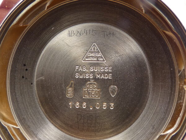 Rarissimo Omega De Ville 166.053 O.M. Dial Borgogna Index Automatico Oro Massiccio 18Kt ANNO 1970