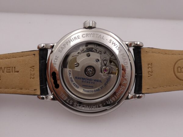 Raymond Weil Maestro 2838 TOP CONDITION WITH BOX Black Dial Automatico Acciaio