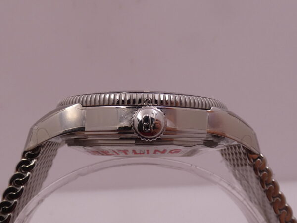 Breitling Superocean Heritage II 42 AB2010 N.O.S. FULL STICKERED WITH BOX Automatico New Old Stock Bracciale Mesh