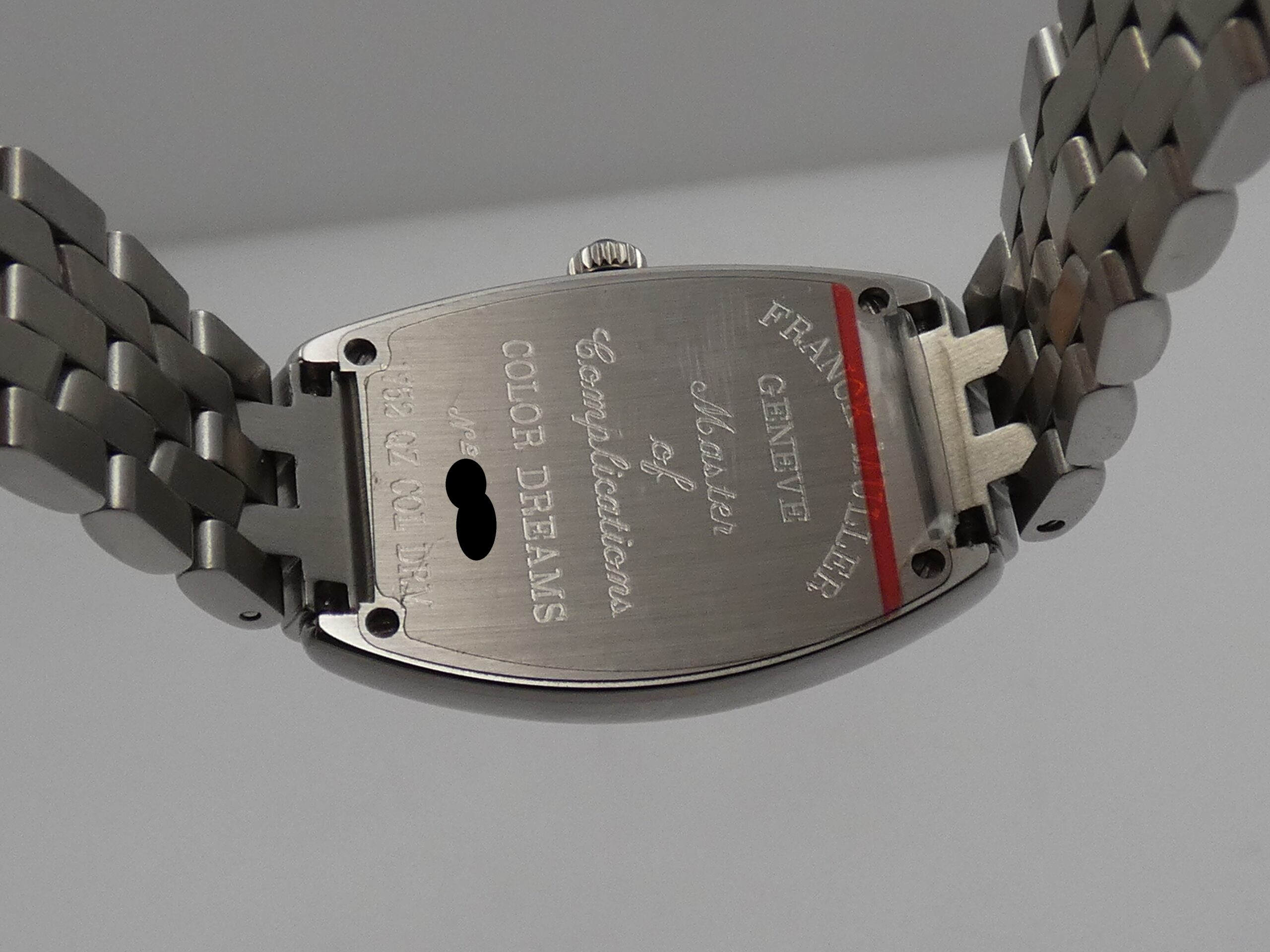 Franck Muller Color Dreams Curvex Lady 1752 QZ Black Dial With BOX TOP CONDITION Acciaio Braccialato - immagine 17