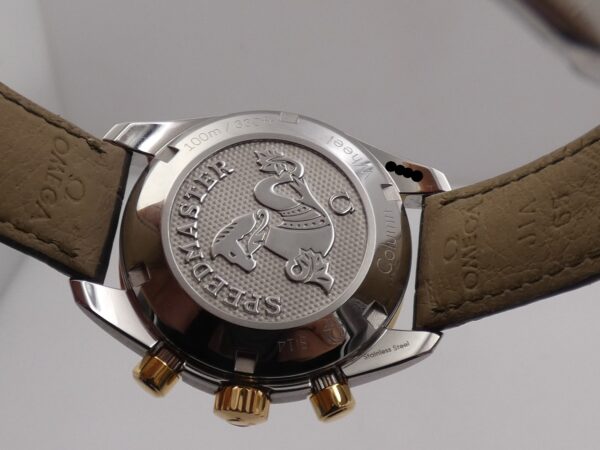 Cronografo Omega Speedmaster Co-Axial Lunetta Oro 18Kt BOX&PAPERS TOP CONDITION Anno 2022 Automatico 324.23.38.50.02.001