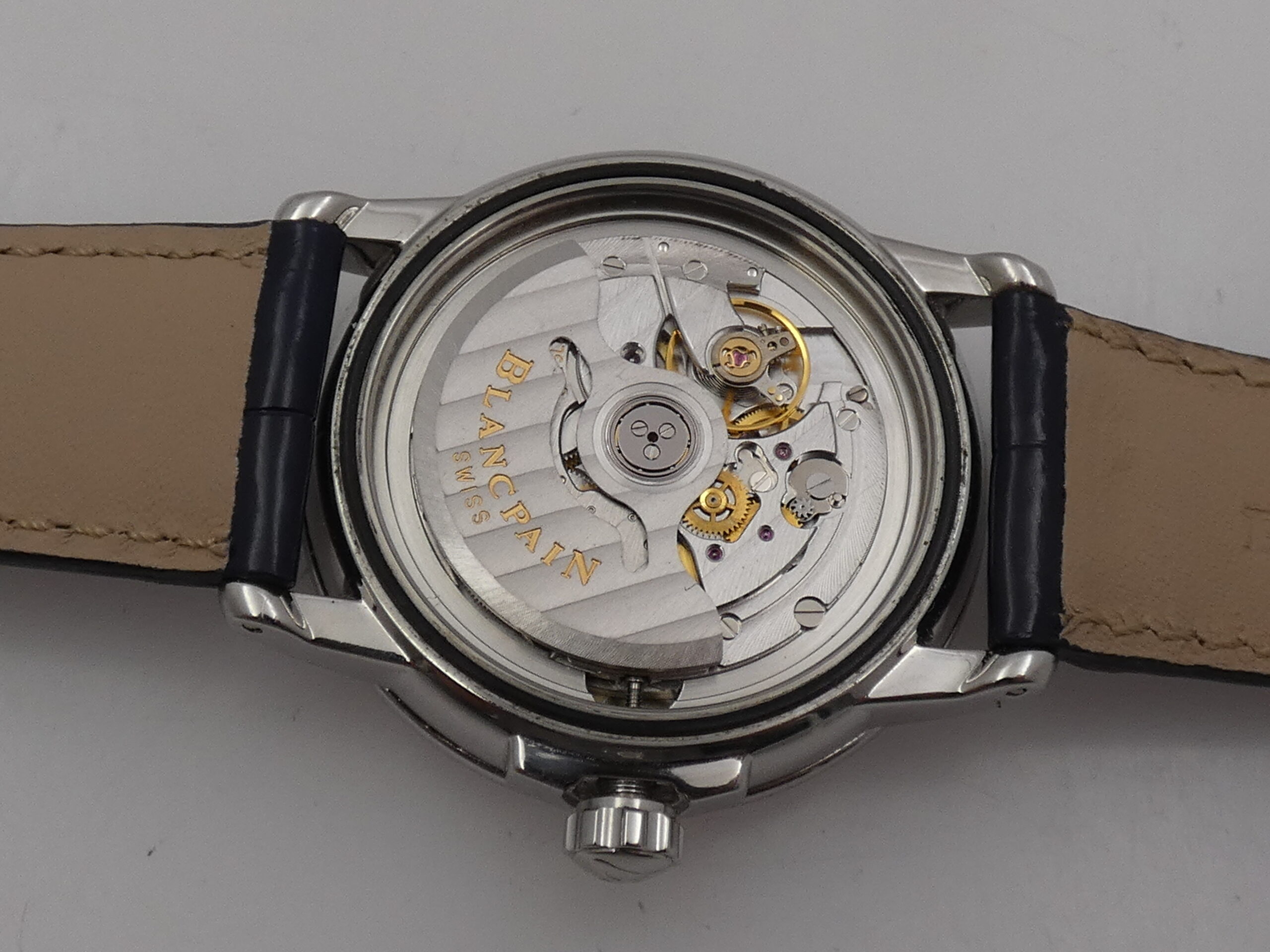 Blancpain Léman Double Time Zone 2160 Day/Night GMT WITH PAPERS Anno 2006 Automatico Acciaio - immagine 17