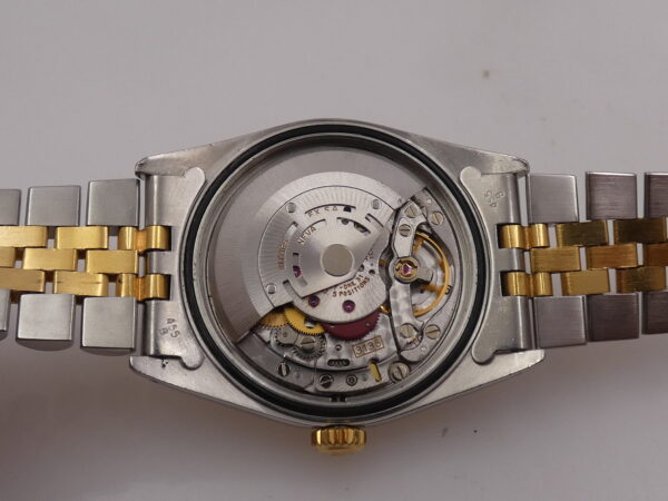 Rolex Datejust 36 16233 Ivory Rome 18Kt Oro & Acciaio Diamonds Bezel Anno 1990 Automatico Bracciale Jubilee