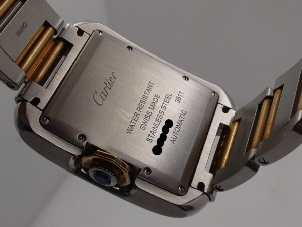 Cartier Tank Anglaise BOX&PAPERS Automatico Acciaio & Oro 18Kt TOP CONDITION Anno 2016 W5310047-3511