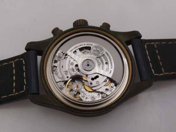 Cronografo IWC Pilot Spitfire Day-Date GREEN DIAL Bronze BOX&PAPERS Anno 2020 Automatico IW3879