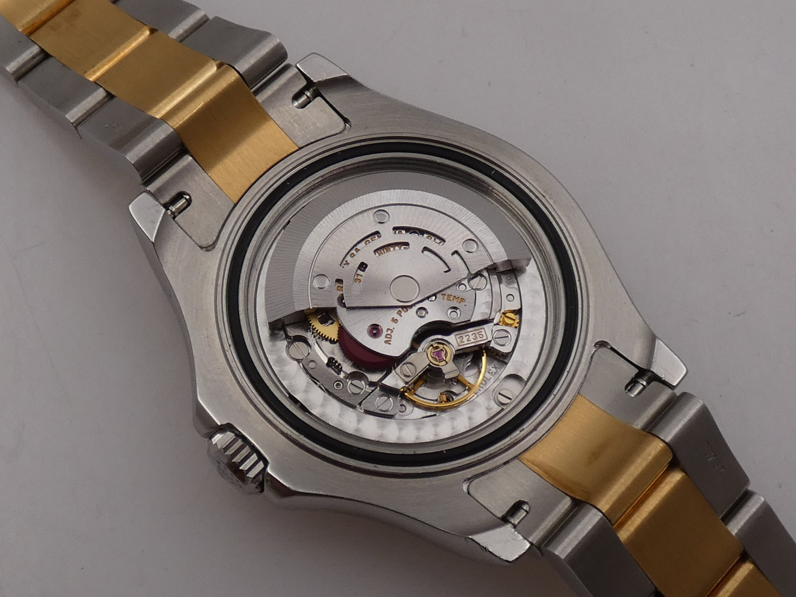 Rolex Yacht-Master 168623 Oro 18Kt & Acciaio TOP CONDITION Automatico ANNO 2002 Blue Dial Bracciale Oyster - immagine 17