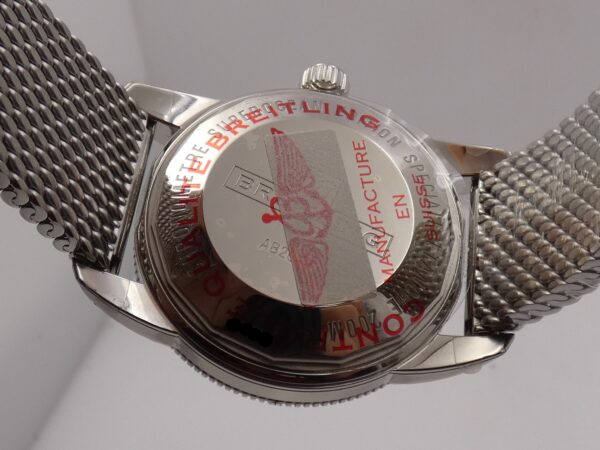 Breitling Superocean Heritage II 42 AB2010 N.O.S. FULL STICKERED WITH BOX Automatico New Old Stock Bracciale Mesh