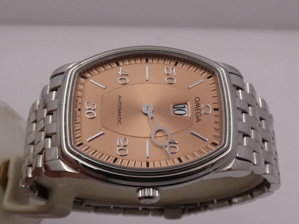 Rarissimo Omega De Ville Prestige Jumping Hour 4553.61.00 Salmon Dial Automatico ANNO 1998 Braccialato Acciaio