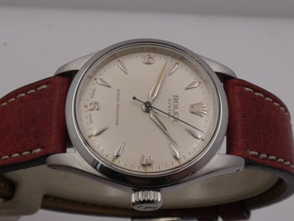 Rolex Oyster Shock-Resisting 6244 Honeycomb Dial ANNO 1953 Carica Manuale Acciaio