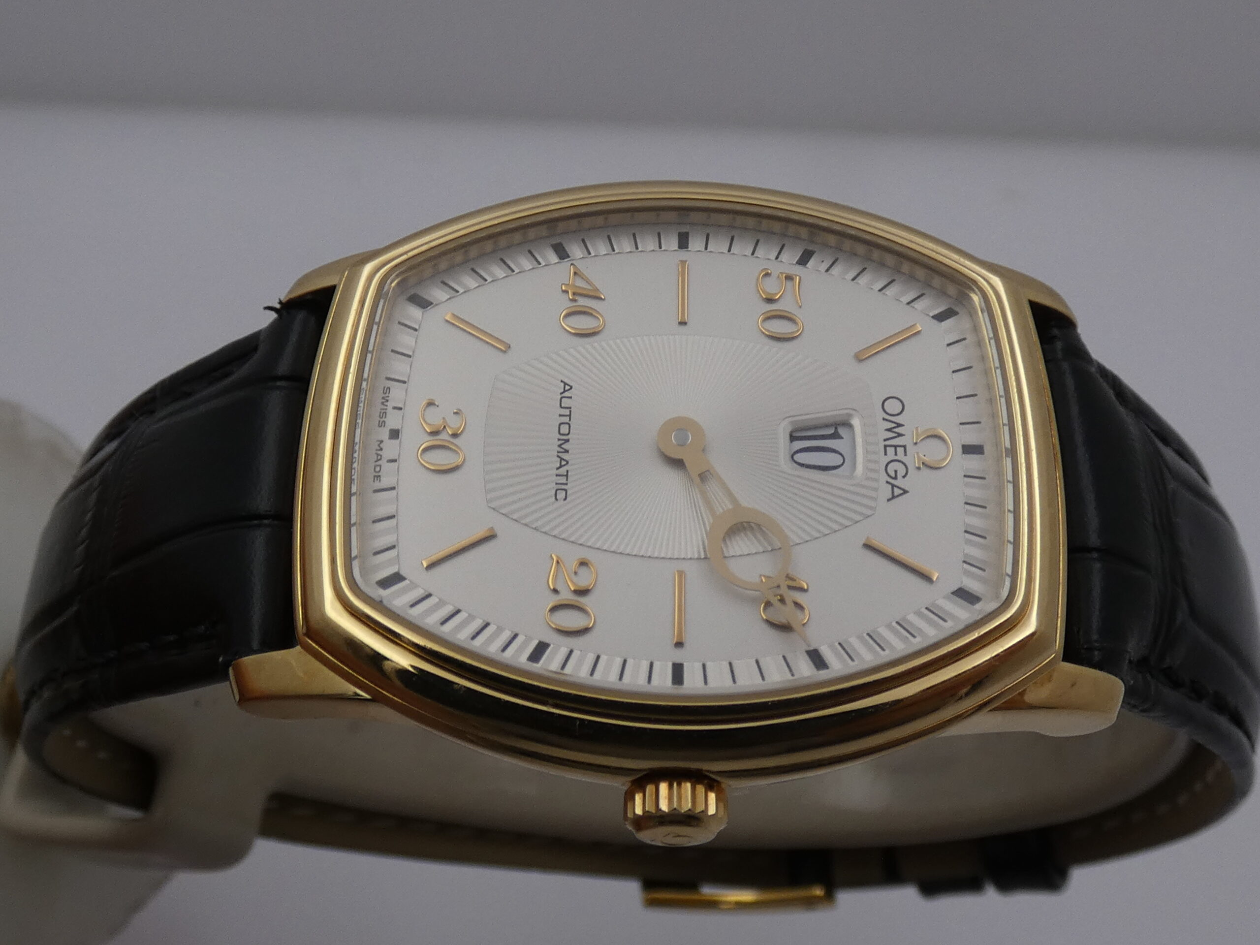 Omega De Ville Prestige Ultra Raro Jumping Hour 4653.31.00 Oro 18Kt BOX&PAPERS TOP CONDITION Anno 2002 Automatico - immagine 3