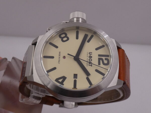 U-Boat Classico Italo Fontana 45mm 7126 BOX&PAPERS Anno 2012 Ivory Dial Automatico Acciaio