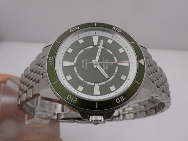 Yema Sous Marine VERDE LIKE NEW BOX&PAPERS Marzo 2024 Automatico Acciaio Braccialato YSMA23Z-ZMS