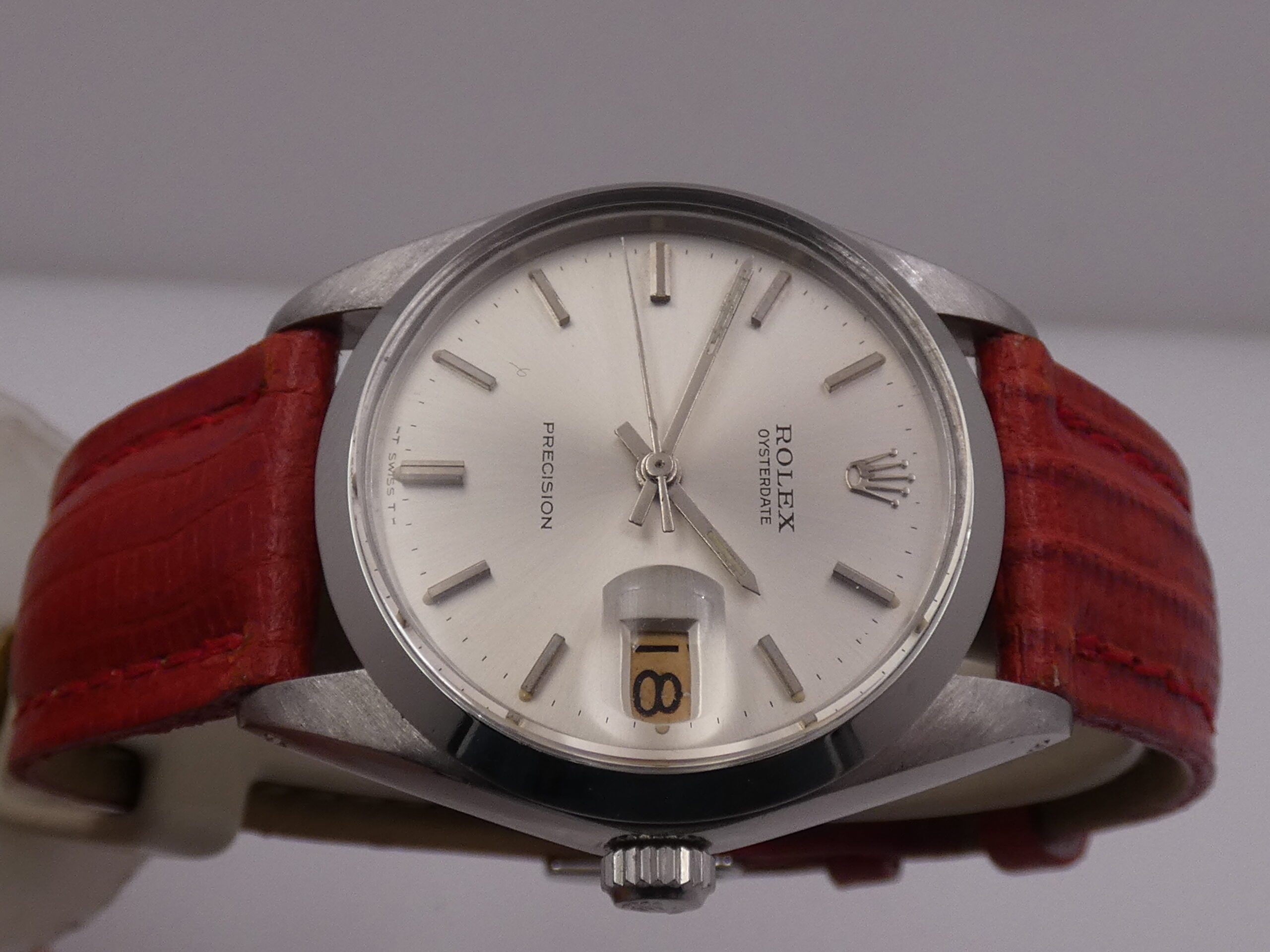 Rolex Oysterdate Precision 6694 Anno 1969 Original Dial Carica Manuale Acciaio Vintage - immagine 3