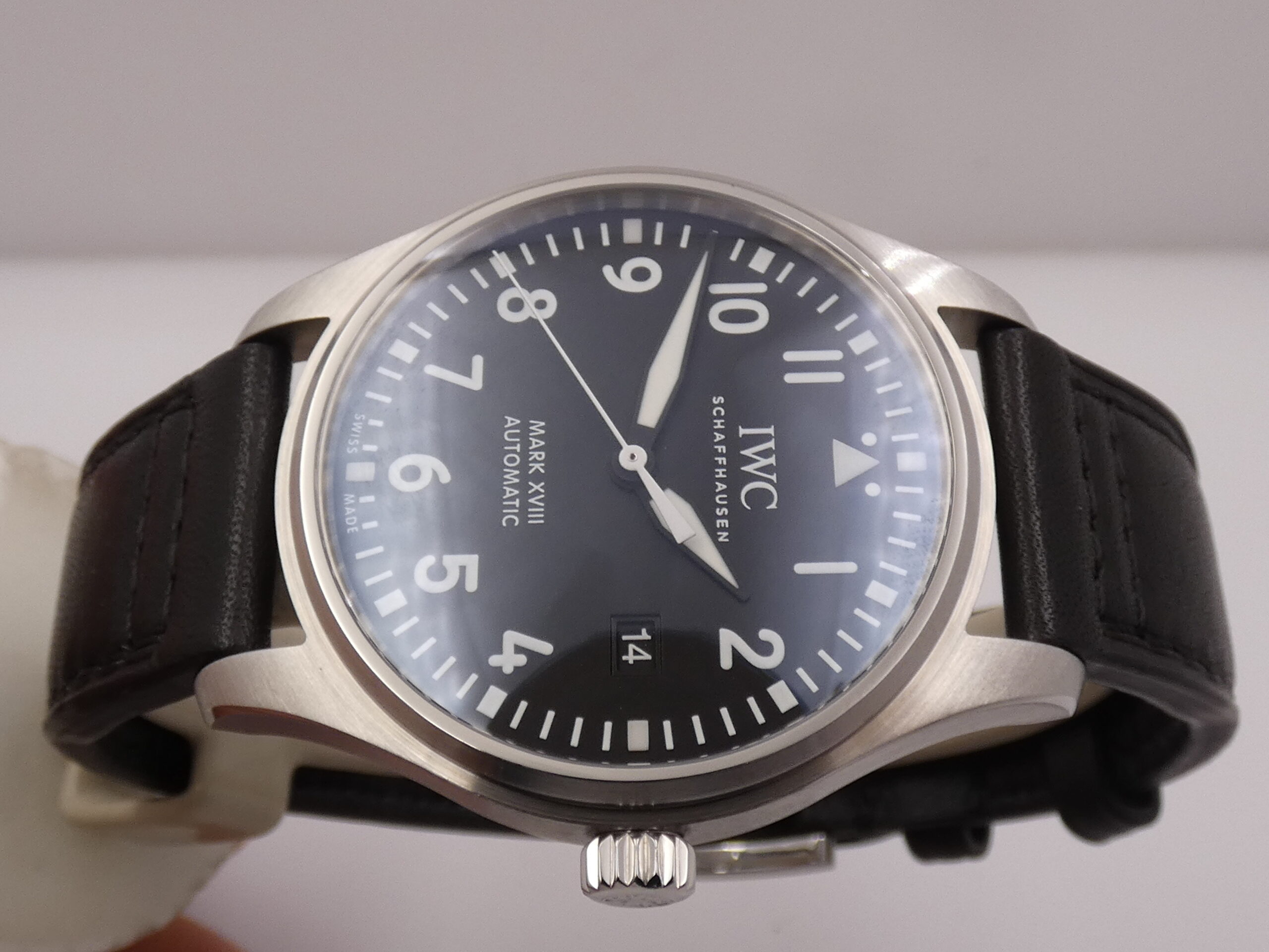 IWC Pilot Mark XVIII IW3270 TOP CONDITION BOX&PAPERS Anno 2019 Automatico Acciaio - immagine 3