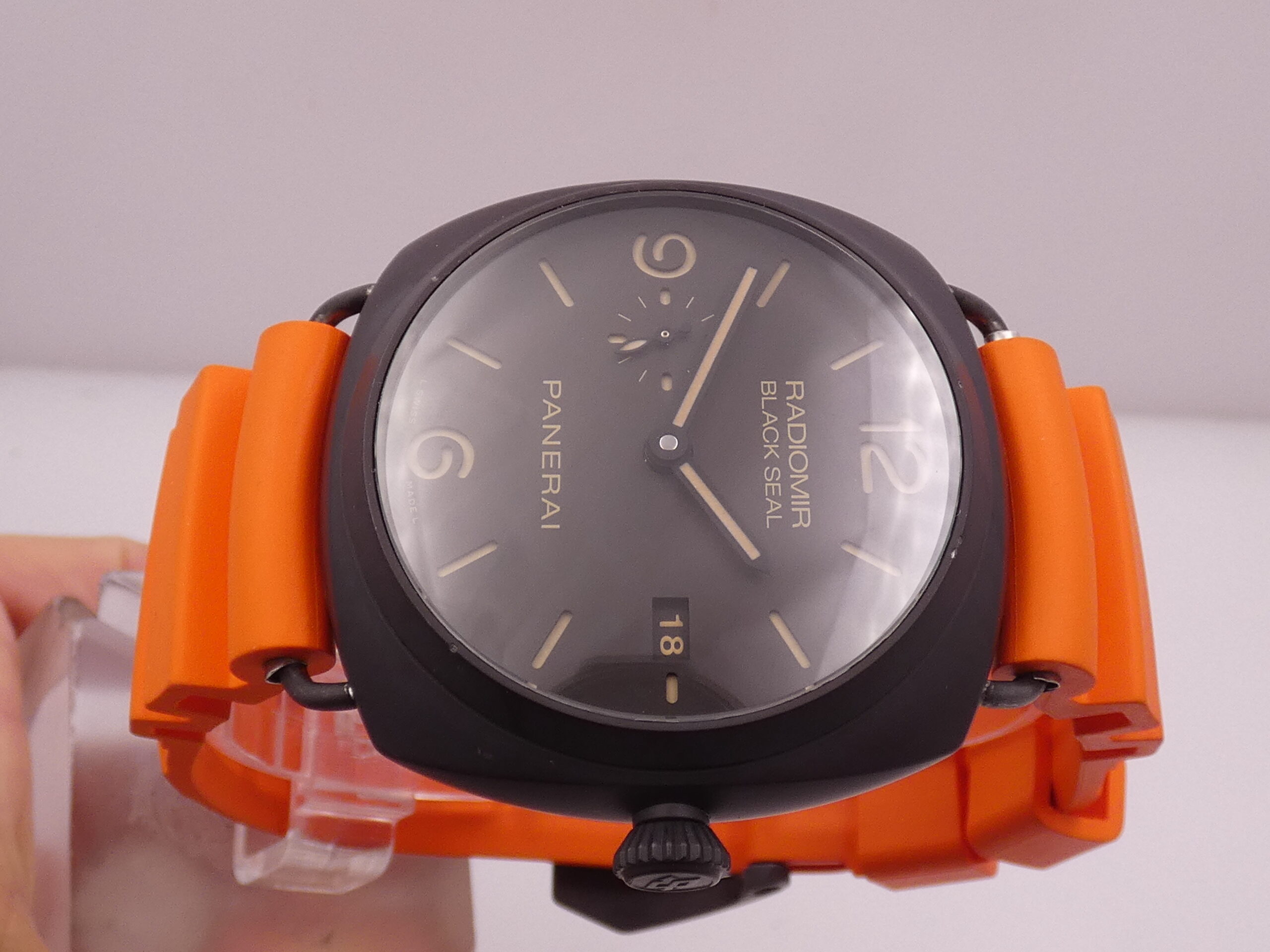 Panerai Radiomir Black Seal 3 Days Automatic Composite PAM00505 BOX&PAPERS STICKERS Automatic OP6959 Ceramic Anno 2014 - immagine 4